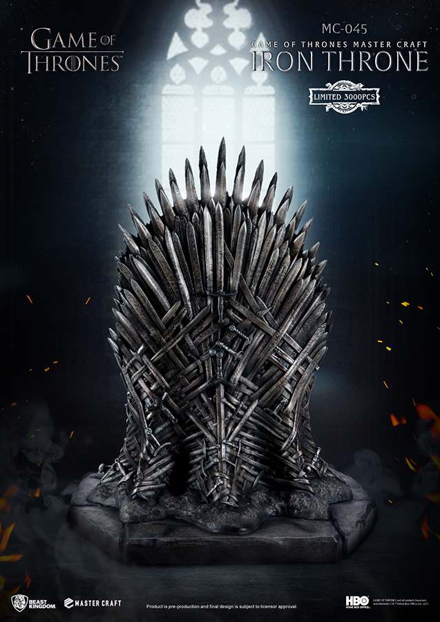 Game Of Thrones Iron Throne Master Craft Statue beast kingdom