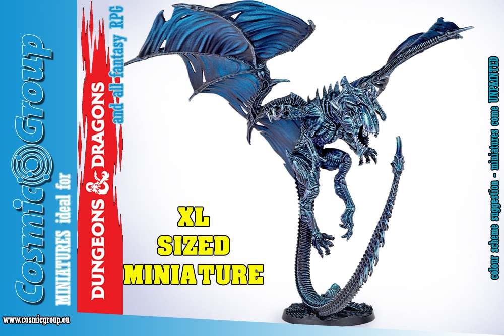 Dungeons & Lasers Xenodragon Miniatyr – Bygg Din Egen Hjälte archon games