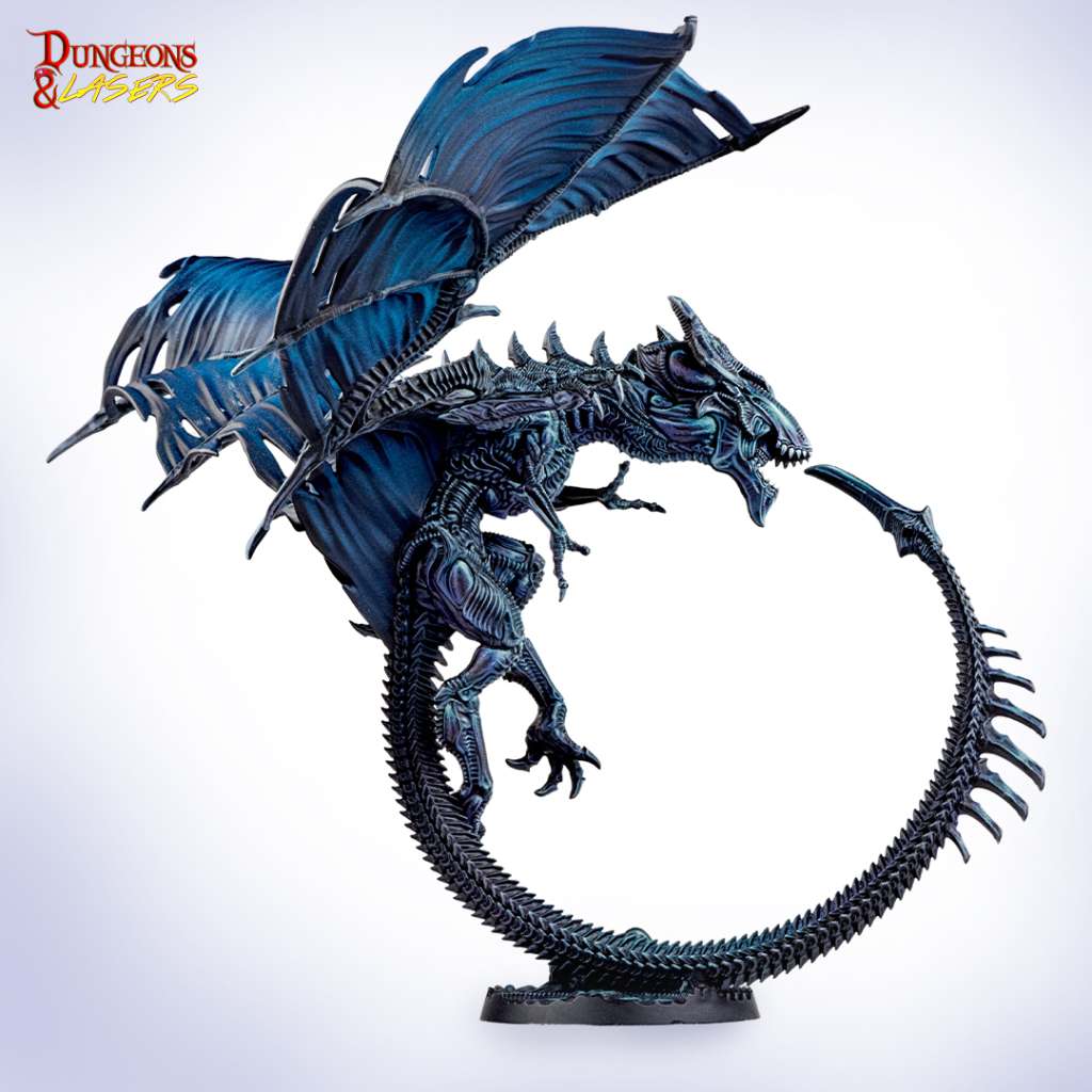 Dungeons & Lasers Xenodragon Miniatyr – Bygg Din Egen Hjälte archon games