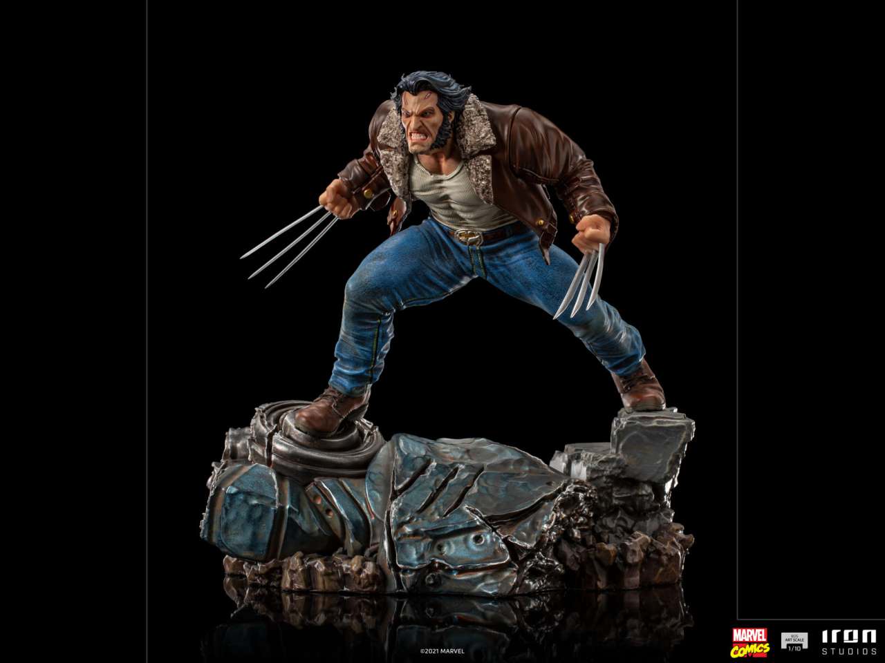 X-Men Logan 1/10 Staty iron studios