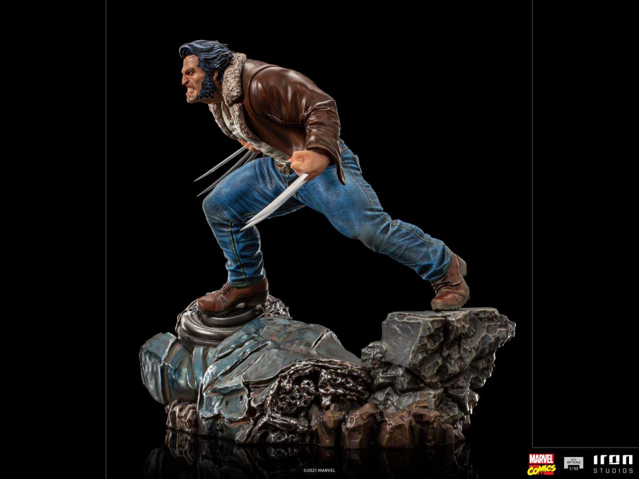 X-Men Logan 1/10 Staty iron studios