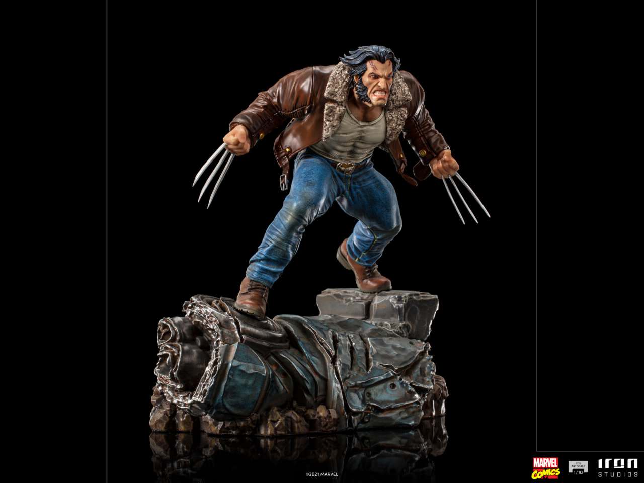 X-Men Logan 1/10 Staty iron studios