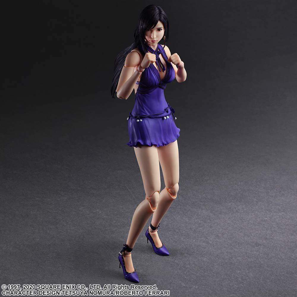 Final Fantasy VII Remake Tifa Klänning Play Arts Kai square enix