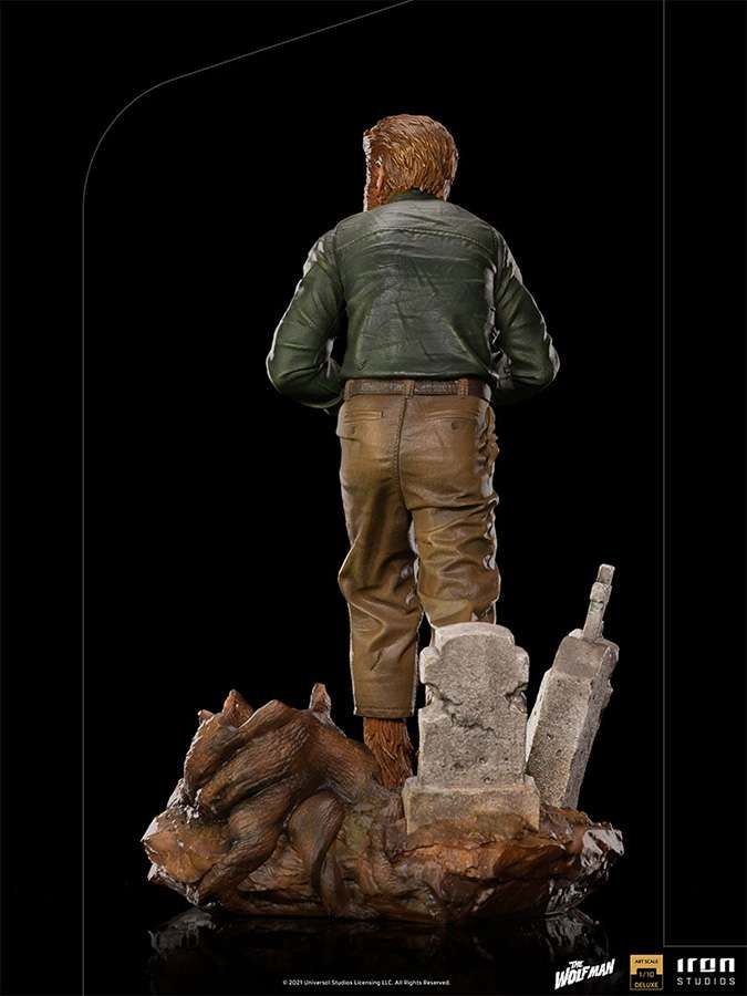 Universal Monsters Wolf Man Deluxe 1/10 Statue iron studios