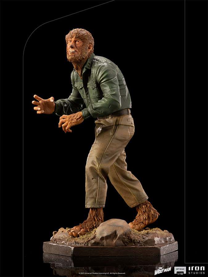 Universal Monsters Wolf Man 1/10 Statue iron studios