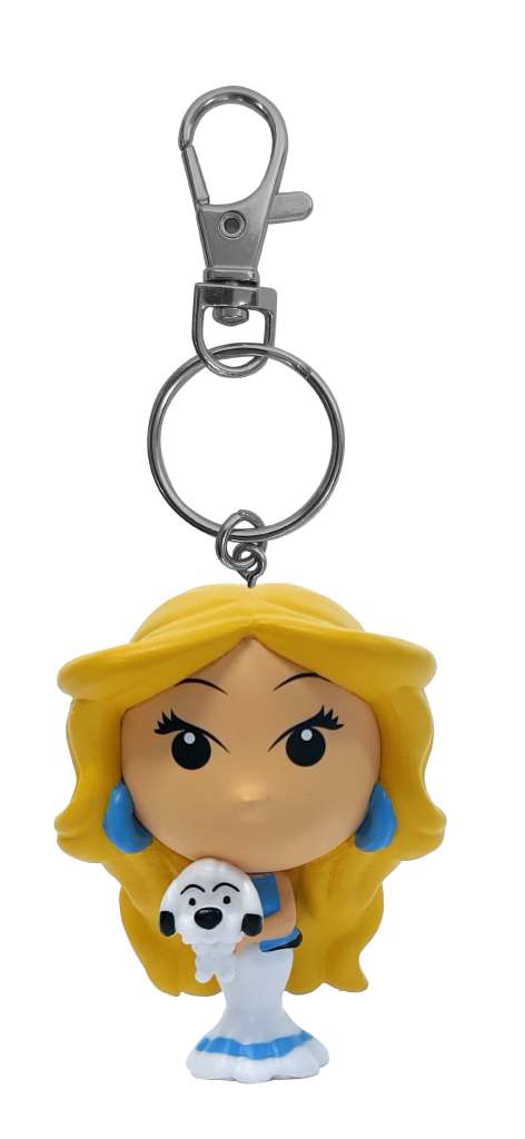 Asterix Falbala med Idefix Chibi Nyckelring plastoy