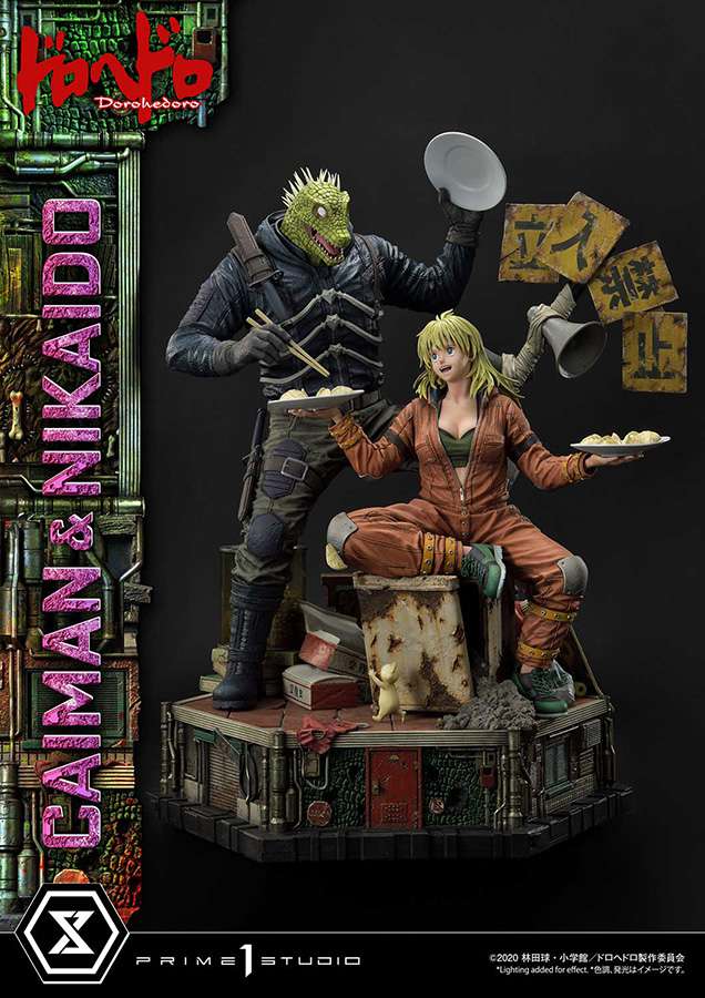 Dorohedoro Caiman & Nikaido Staty - Ultimate Premium Masterline prime 1
