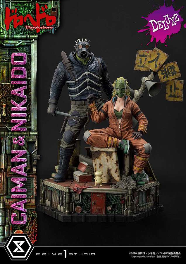Dorohedoro Caiman & Nikaido Deluxe Staty prime 1