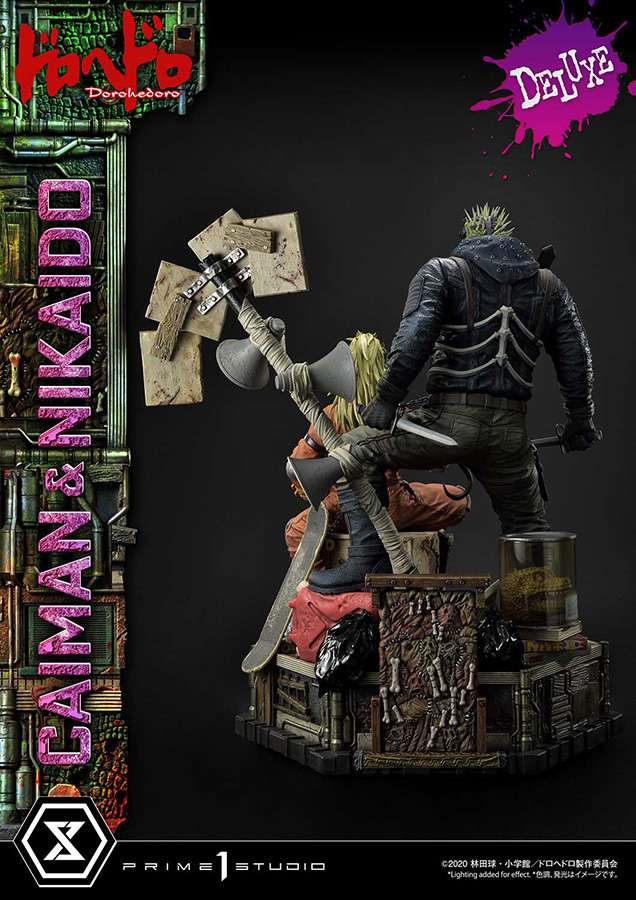 Dorohedoro Caiman & Nikaido Deluxe Staty prime 1