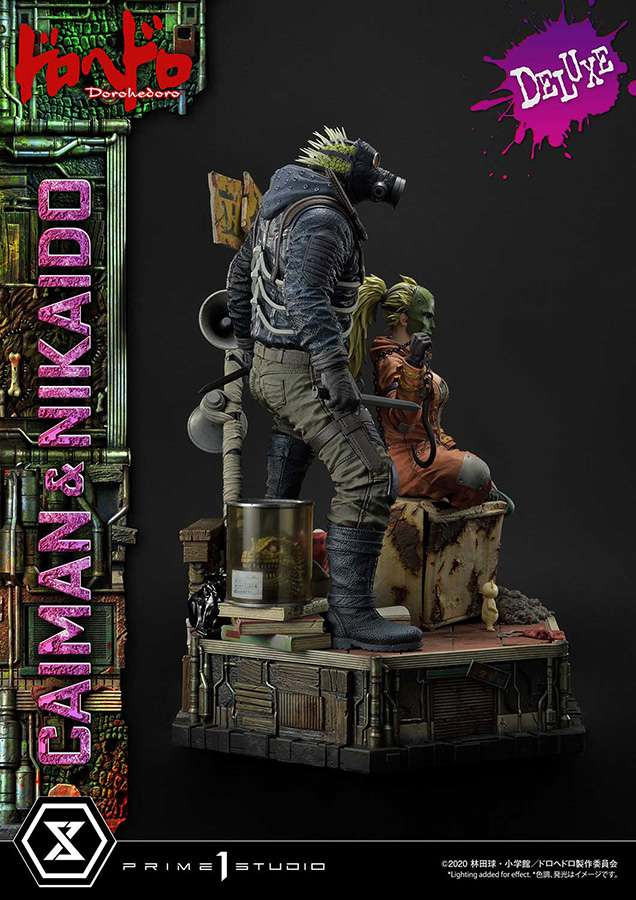 Dorohedoro Caiman & Nikaido Deluxe Staty prime 1