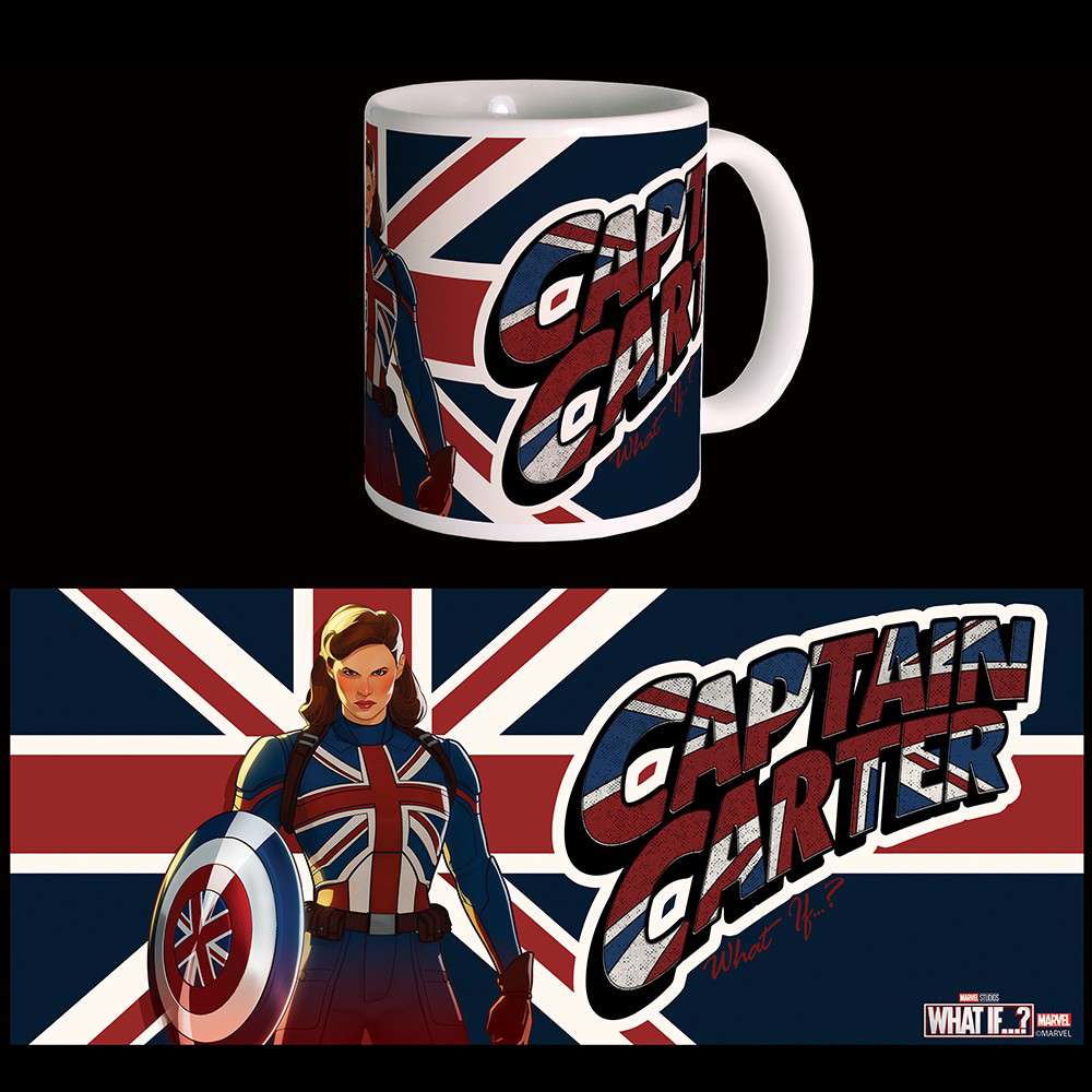 What If? Captain Carter Mug - Officiell Marvel Disney+ Kopp semic