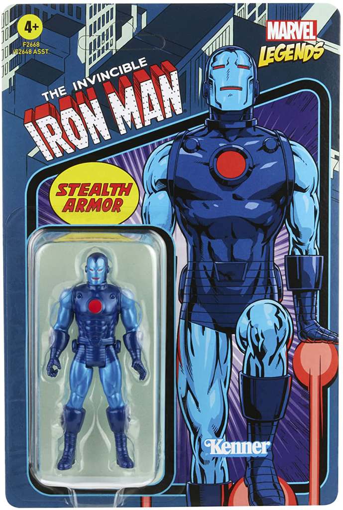 Marvel Legends Retro Stealth Suit Iron Man Actionfigur hasbro