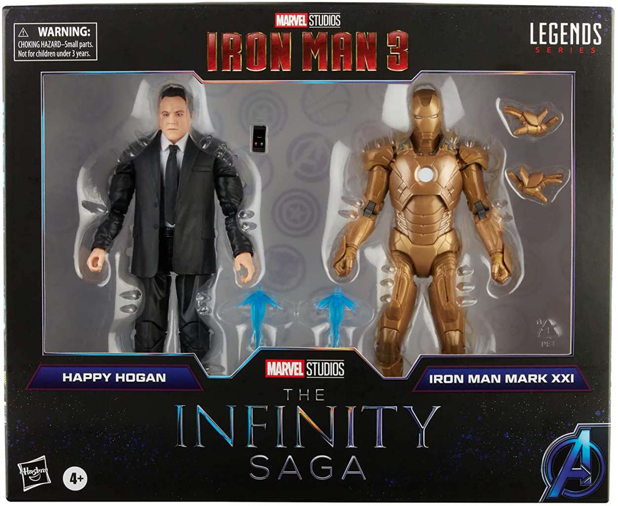 Marvel Legends Happy Hogan & Iron Man MK XXI Action Figure Set hasbro
