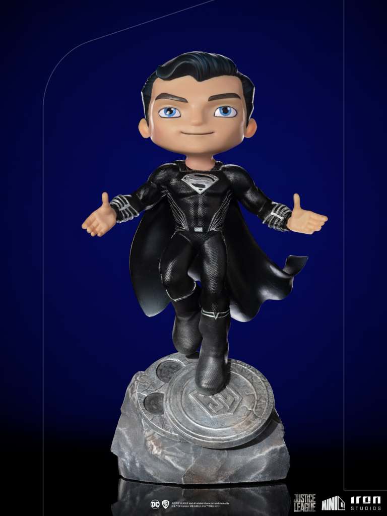 Justice League Superman Black MiniCo Staty iron studios