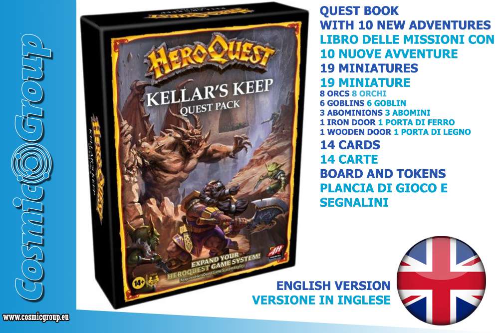 Heroquest Kellar's Keep Expansion Set hasbro