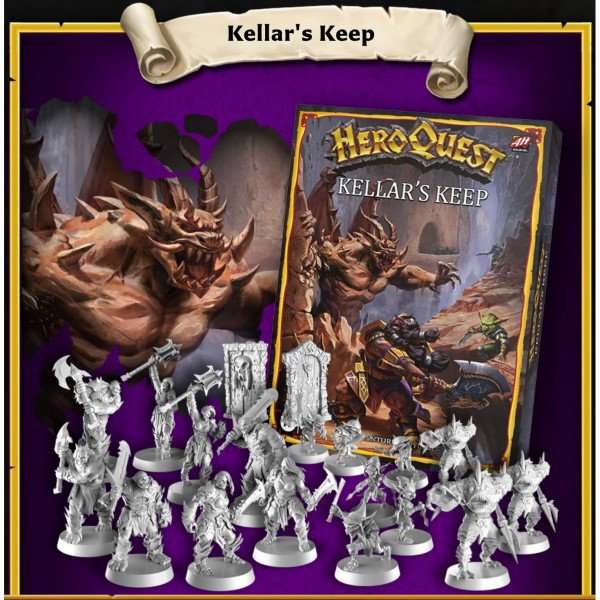 Heroquest Kellar's Keep Expansion Set hasbro
