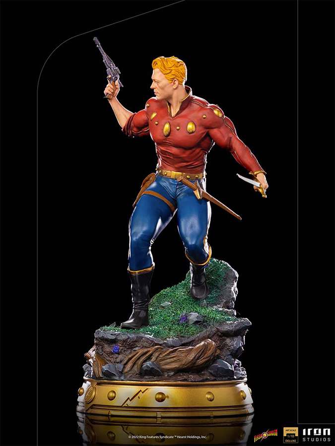 Flash Gordon Deluxe 1/10 Staty iron studios