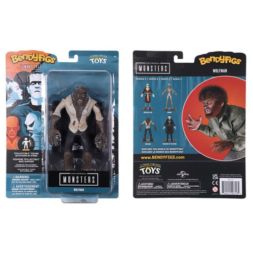 Universal Monsters Wolfman Bendyfig noble collections
