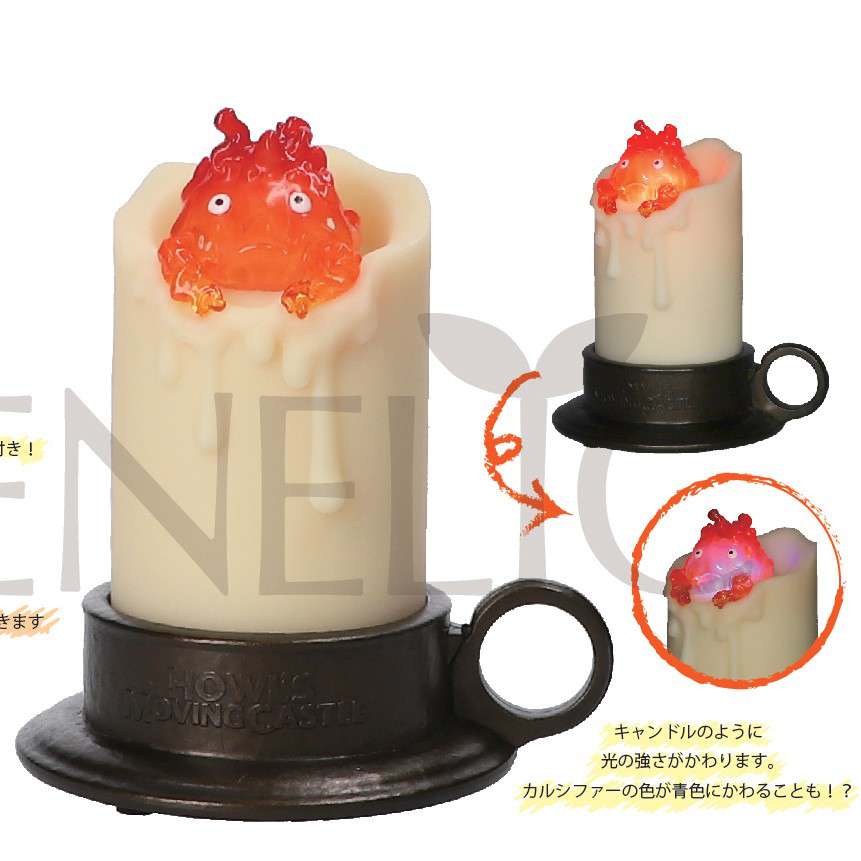 Howl's Moving Castle Calcifer Candle Staty studio ghibli
