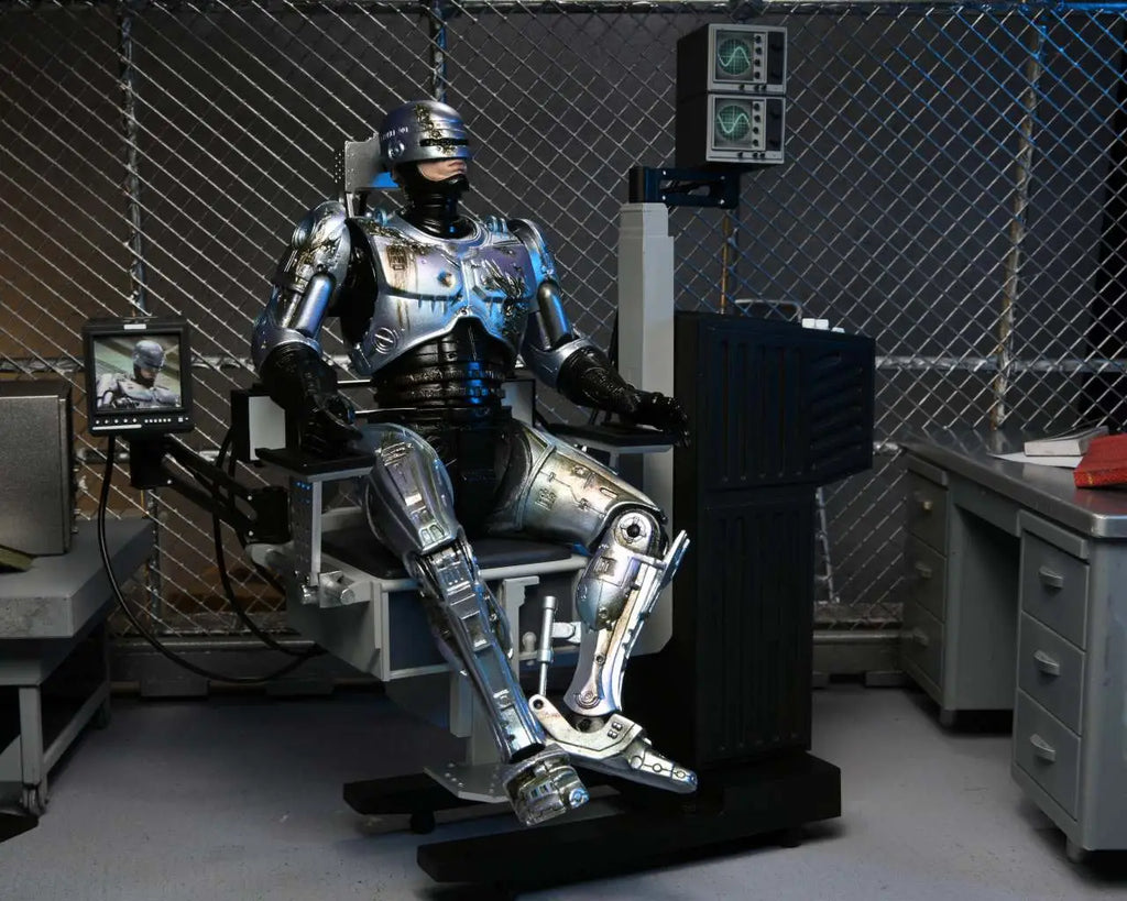 Ultimate Robocop Strids Skadad med Stol