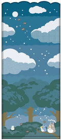 TOTORO UNDER THE MOON 34x80 WASH TOWEL