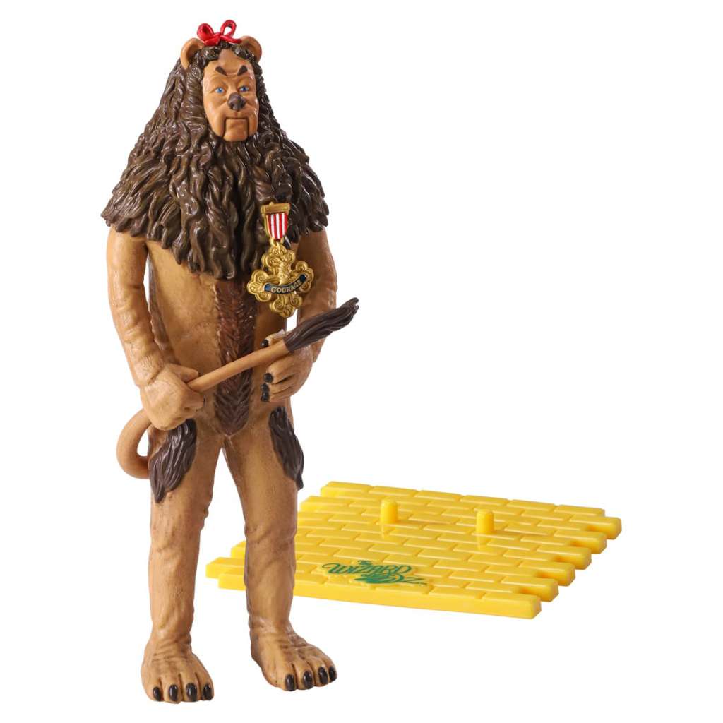 Wizard of Oz Cowardly Lion Bendyfig noble collections