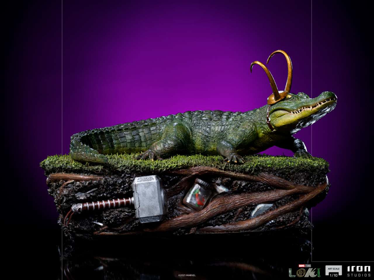 Loki Alligator 1/10 Statue - Marvel Collectible iron studios