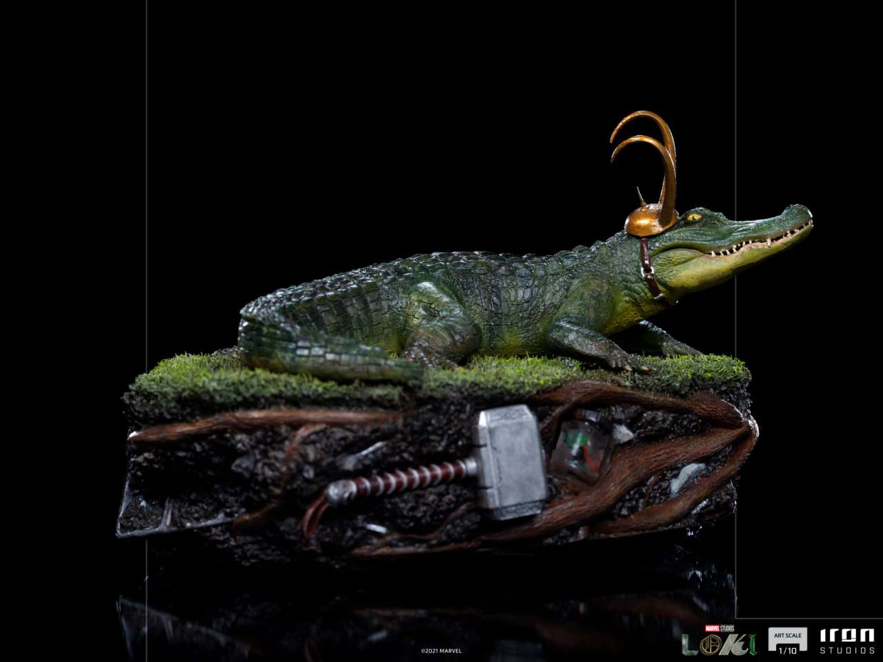 Loki Alligator 1/10 Statue - Marvel Collectible iron studios
