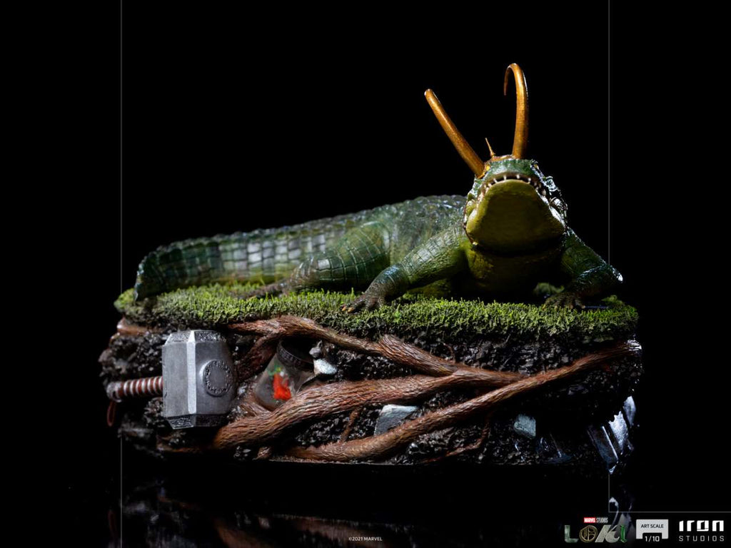 Loki Alligator 1/10 Statue - Marvel Collectible iron studios