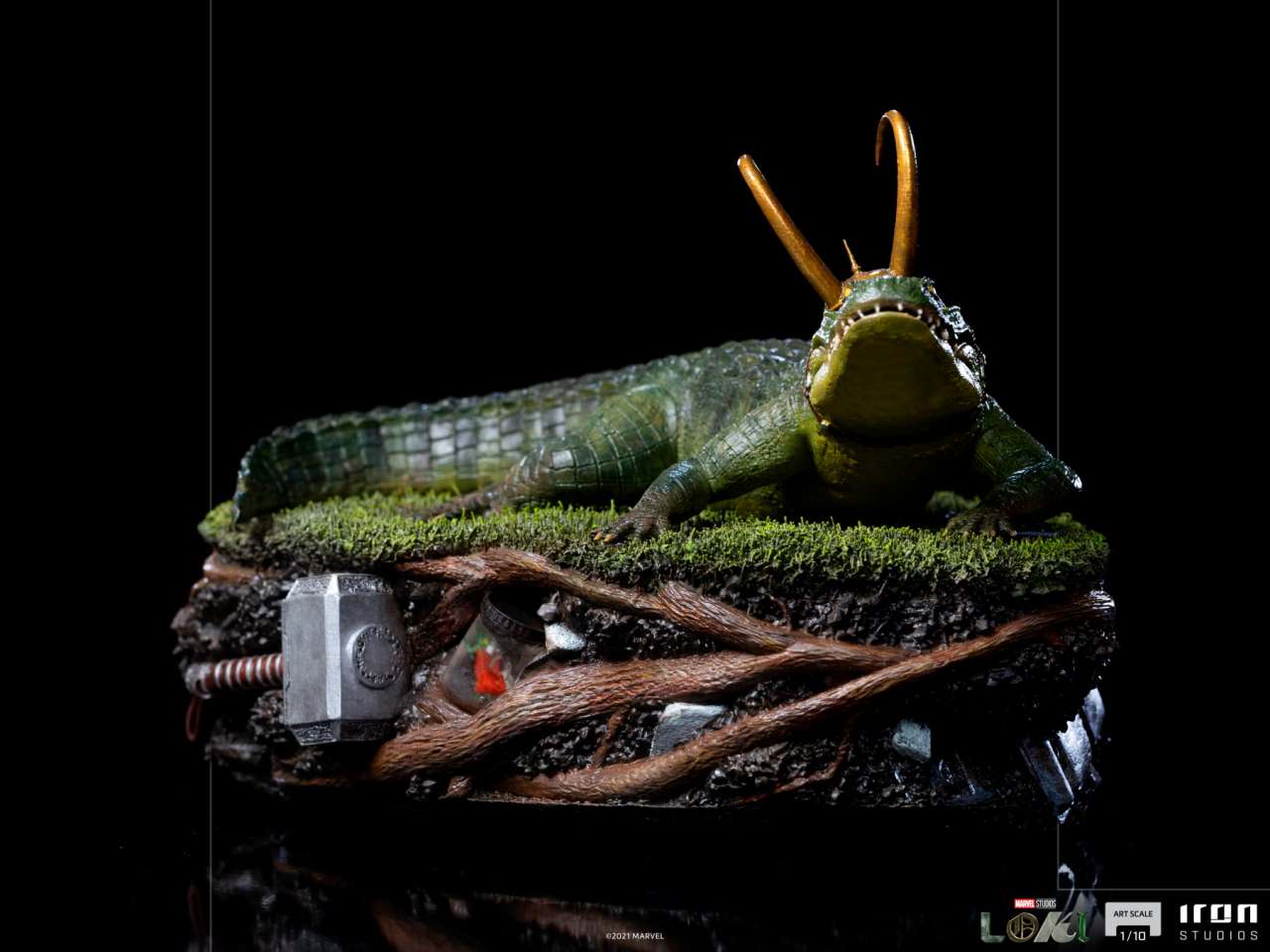Loki Alligator 1/10 Statue - Marvel Collectible iron studios
