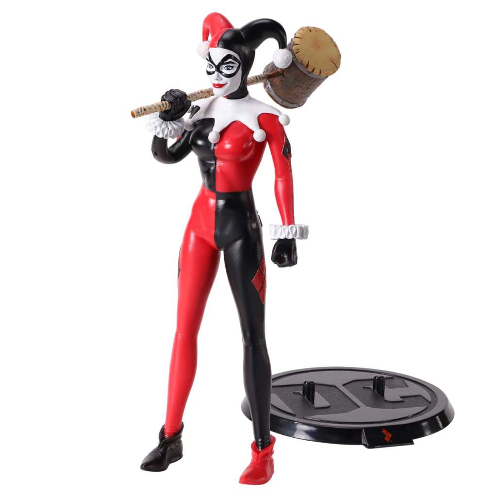 DC Harley Quinn Jester Outfit Bendyfig noble collections
