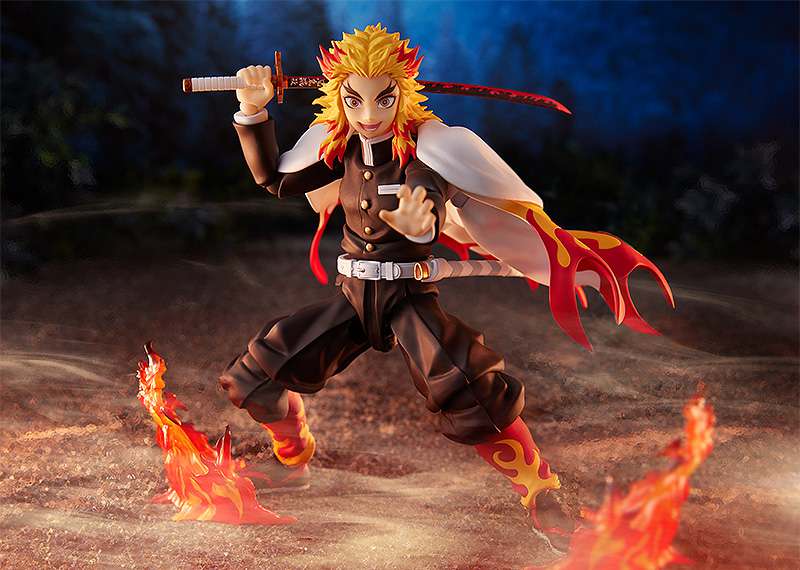 Demon Slayer Kyojuro Rengoku Figma Figur max factory