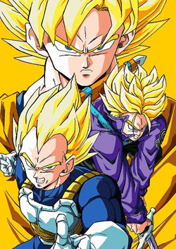 Dragon Ball Z Saiyans 3D Effekt Anteckningsblock - Robotto