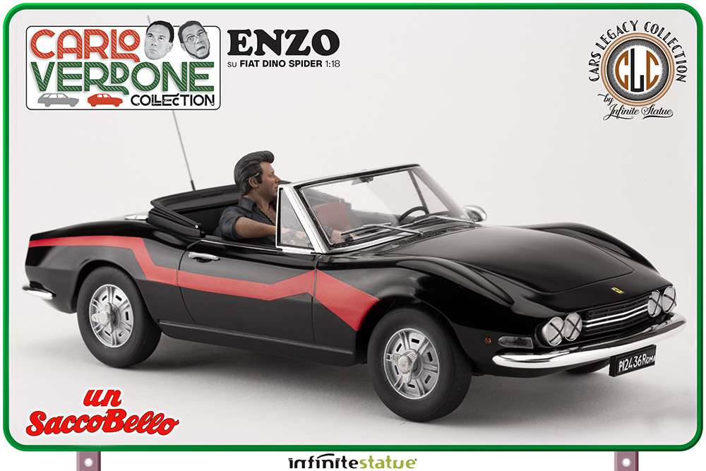 Enzo på Fiat Dino Spider 1:18 Resin Bil infinite statue