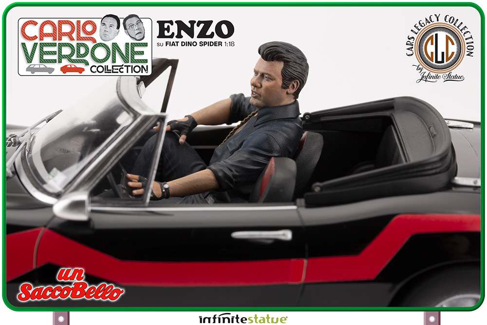 Enzo på Fiat Dino Spider 1:18 Resin Bil infinite statue