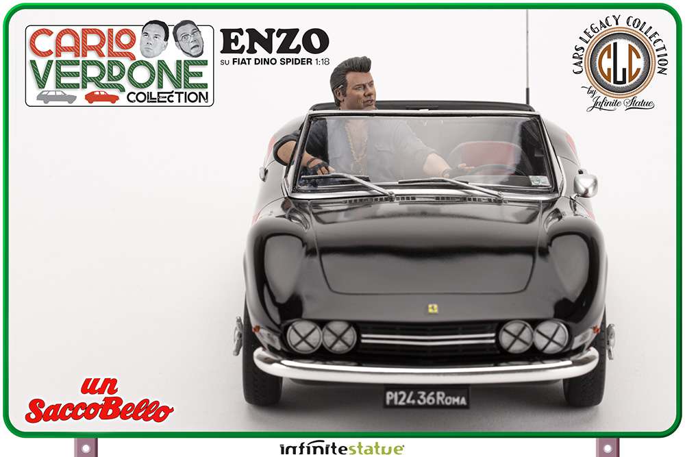 Enzo på Fiat Dino Spider 1:18 Resin Bil infinite statue