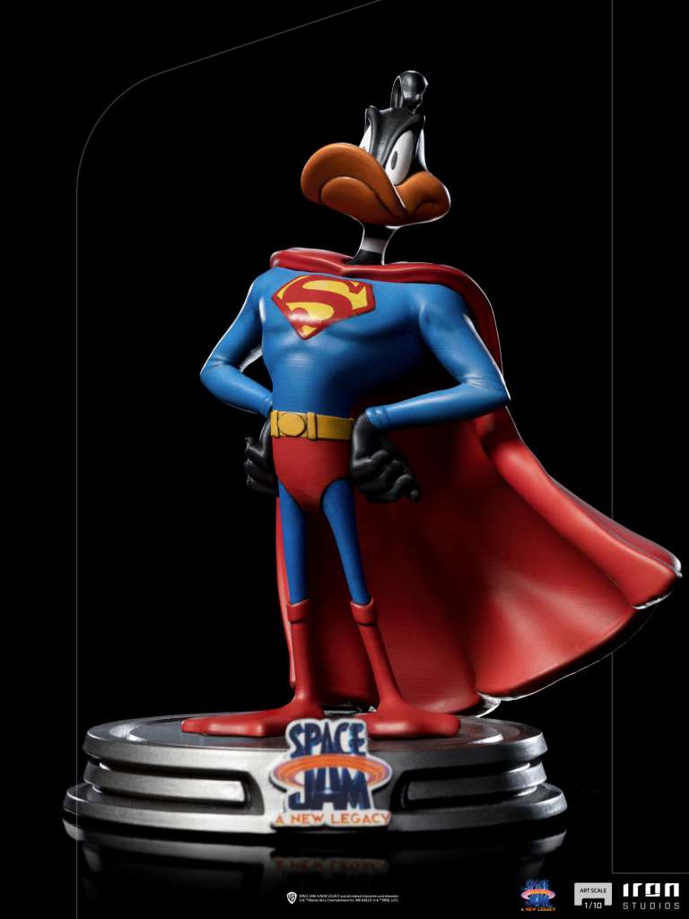 Space Jam 2 Duffy Duck Superman Statue 1/10 iron studios