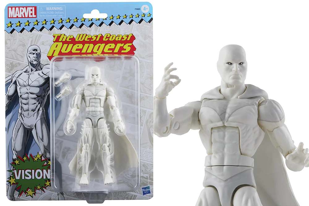 Marvel Legends Vintage White Vision Action Figure hasbro