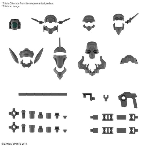 30mm OP PT Set 7 - Anpassade Huvuden B 1/144 - Robotto