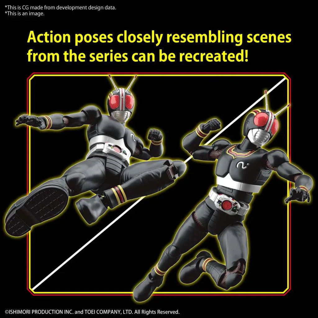 Figure Rise Masked Rider Black - Detaljerad Modell av En Klassiker - Robotto