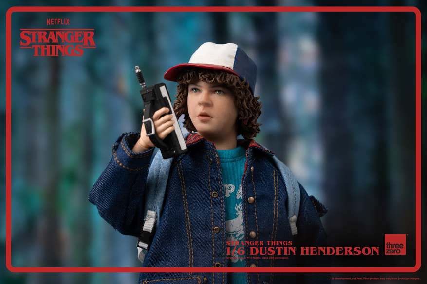 Stranger Things Dustin Henderson 1/6 Actionfigur threea toys/threezero