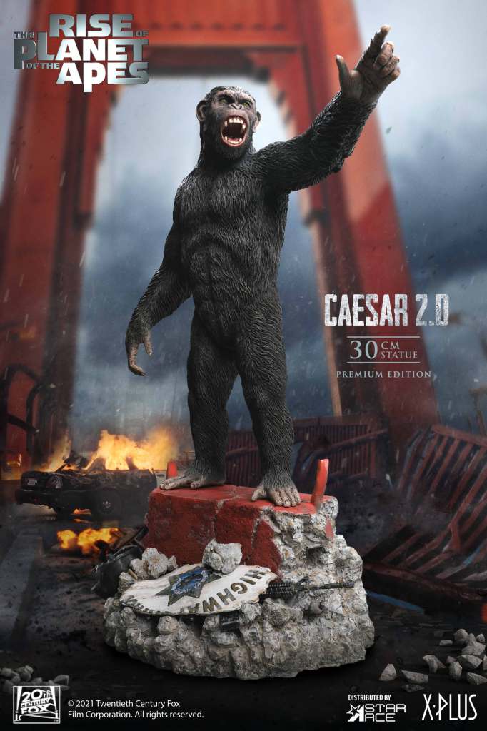 Rise of the Planet of the Apes Caesar 2.0 Deluxe Statue star ace
