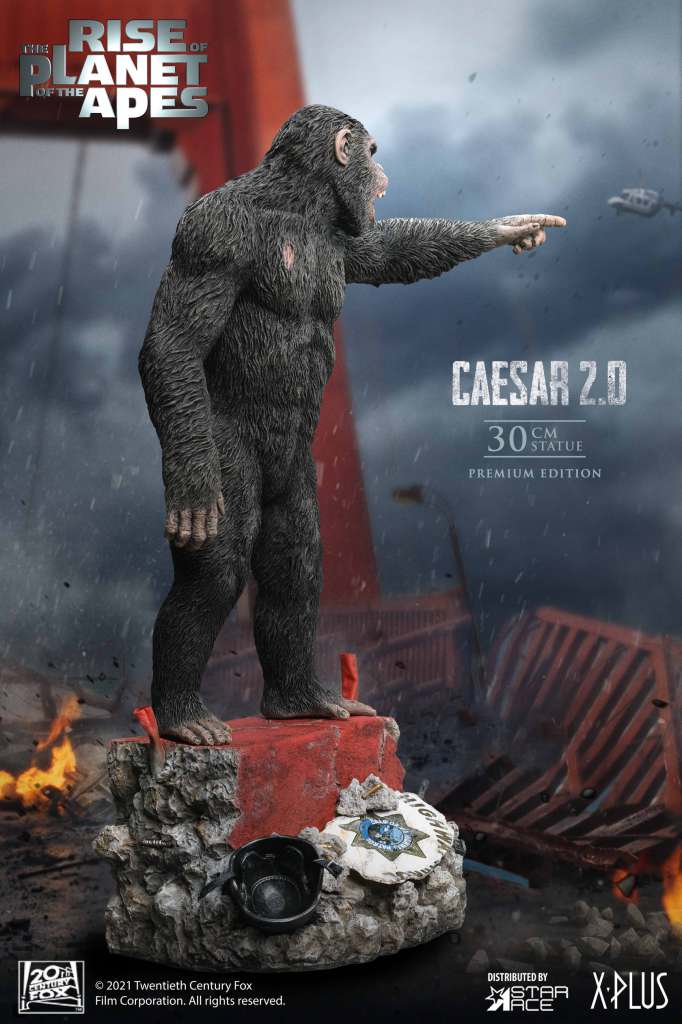 Rise of the Planet of the Apes Caesar 2.0 Deluxe Statue star ace
