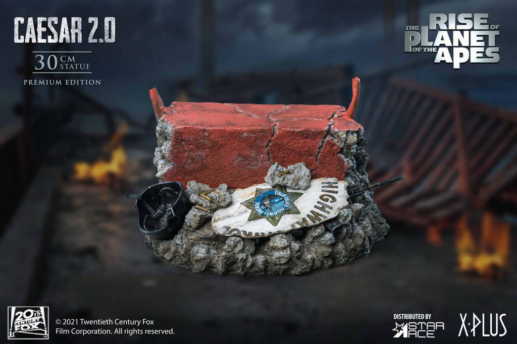 Rise of the Planet of the Apes Caesar 2.0 Deluxe Statue star ace