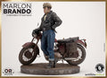 Marlon Brando med motorcykel Old&Rare 1:6 resin infinite statue