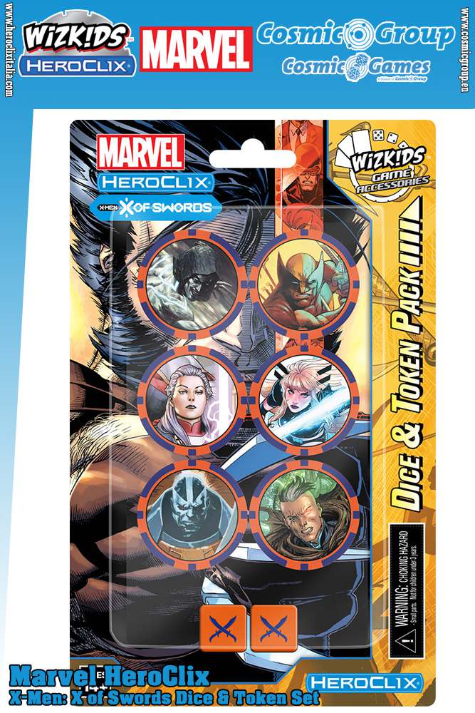 Mhc X-Men X of Swords Tärningar & Token Set wizkids