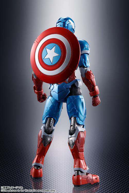 Captain America Tech-On Avengers S.H.Figuarts Figur bandai