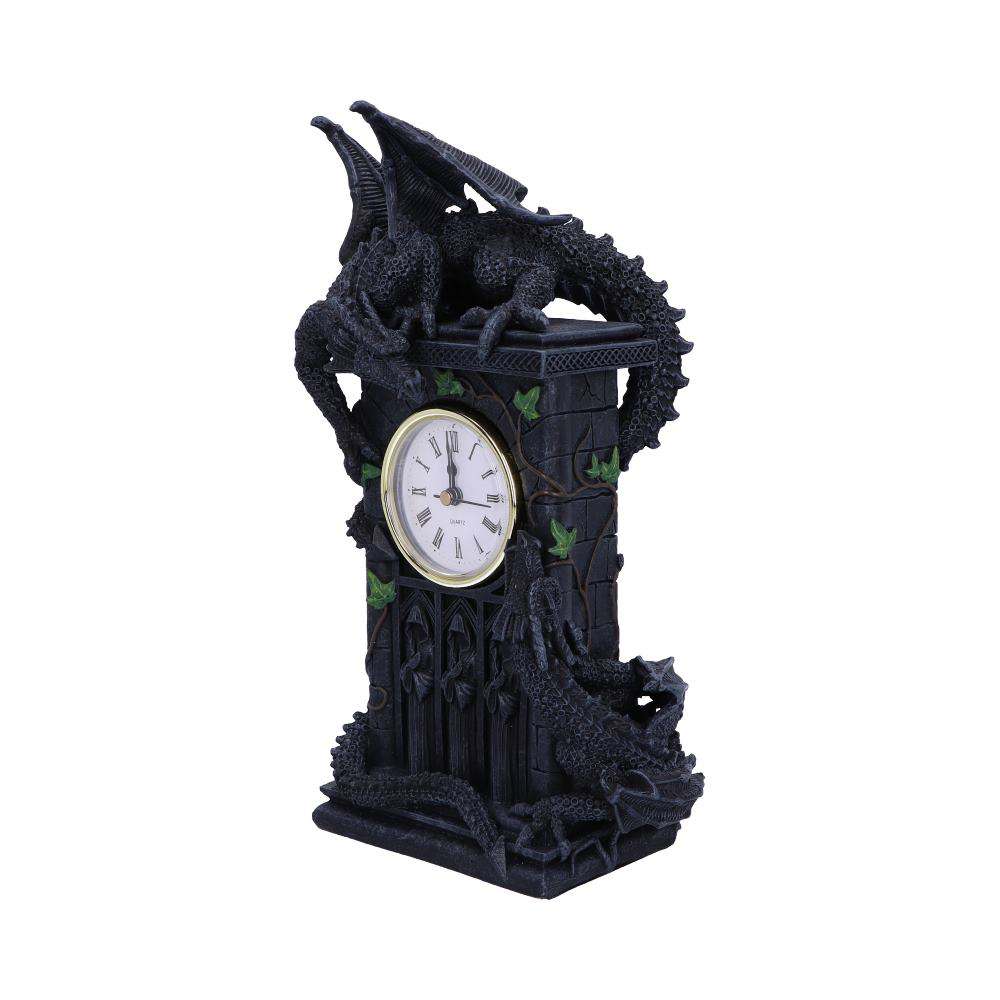 Duelling Dragons Klocka – En Fantastisk Inredningsdetalj nemesis now