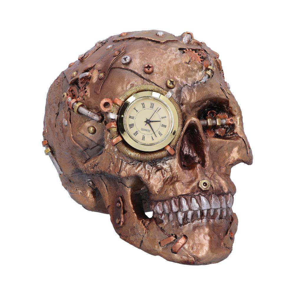 Steampunk Skull Klocka - Unik Dekoration nemesis now
