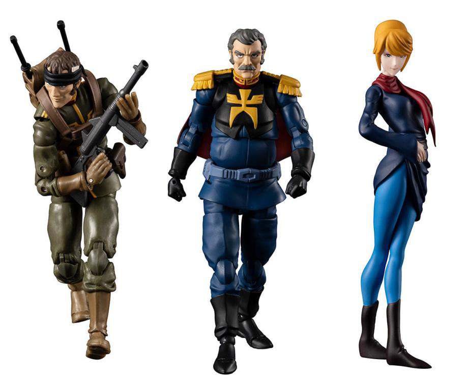 Ms Gundam Zeon Principality Team Set - Ramba Ral, Hamon, Motorcycle megahouse